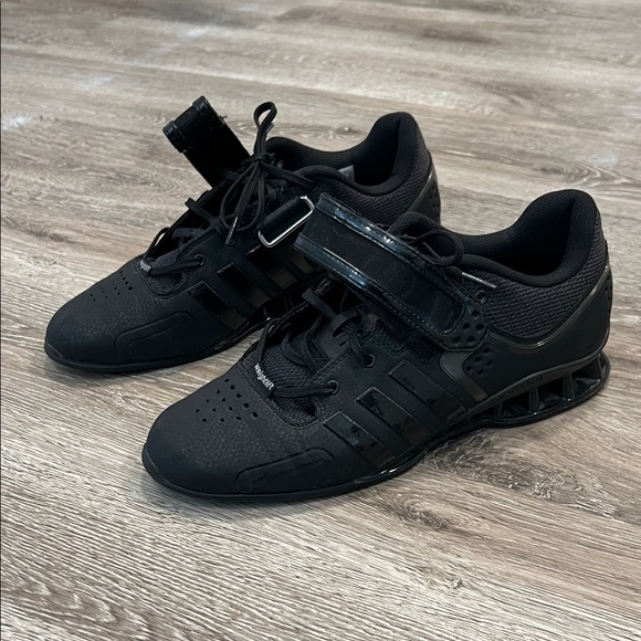 Adidas adipower triple black men’s weightlifting gym shoes size US 9.5 BA7923 main image 6